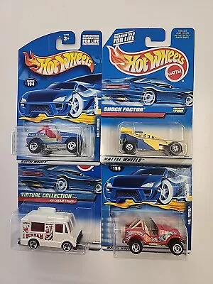 Vintage Hotwheels Lot Of 4 Cars - Jeeps  Off-Road Ice Cream Truck • $4.99
