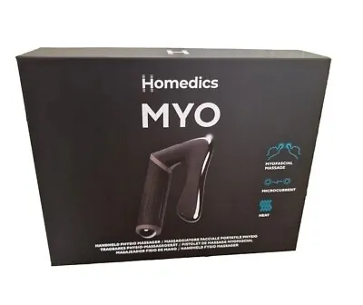 Homedics Myo Handheld Physio Massager Heat Vibration & Microcurrent New RRP £129 • £10.99