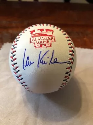 Ian Kinsler Signed 2014 All Star Baseball Beckett BAS Coa Boston Red Sox Tigers • $89