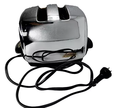 VTG Sunbeam Radiant Control Toaster T-35 Chrome Mid-Century TESTED & WORKS • $349.99