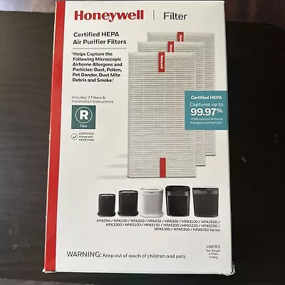 £32.69 • Buy Honeywell HEPA Air Purifier Filter R For HPA 100/200/300/5000 Series 3 Pack