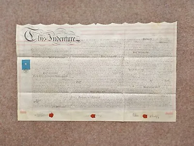 1872 Beverley Yorkshire Flemingate Vellum Deed Document Indenture • £30