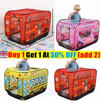 UK Childrens Play Tent Fairy Kids Princess Pop Up Tent Boy/Girl Indoor Playhouse • £12.35