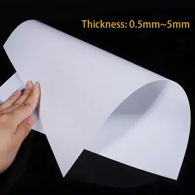 White ABS Plastic Sheet Plastic Plate Board DIY Model All Sizes Thick 0.5mm~5mm • £7.67