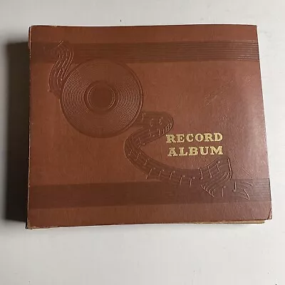 10  78 RPM Record Storage Album -Brown (Holds 10 Records) • $10