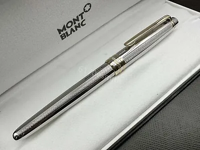 Mǒntblanc Meisterstück Black Silver Classique Luxury Ballpoint Pen 163 - NEW • $31