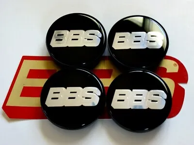 4 BBS BLACK SILVER 70mm 5 TAB CENTER CAP EMBLEM # 10.02.3603 {old # 09.24.494 } • $74.95