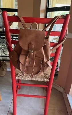 Caramel Leather-like Spacious Backpack Purse Mossimo From Target - Brand New • $14.95