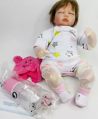 TERABITHIA 16 Inches Lifelike Reborn Preemie Baby Girl Doll Newborn NEW • $50.93