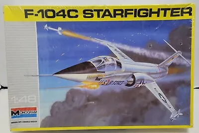 Monogram F-104c Starfighter 1/48 Scale Model Kit ***factory Sealed*** • $30