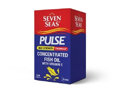 $68.90 • Buy Seven Seas Pulse High Strength TriOmega Fish Oil 120s FREE Express Shipping