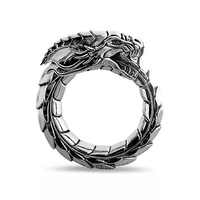 Dragon Ring Legendary Ring Nidhogg Ring Diamond Ring Gift Ring Peacock • $5.98