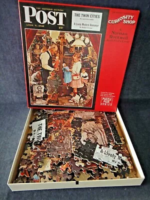 Springbok Saturday Evening Post Norman Rockwell April Fool’s Cover Puzzle • $18