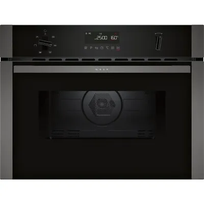 Neff C1AMG84G0B N50 Built-In Combination Microwave Oven With Hot Air - Grey • £749