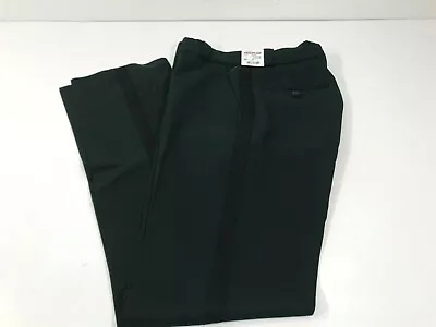 $15.99 • Buy MEN'S ELBECO SPRUCE GREEN TEXTROP PANTS STRIPED BLACK 54x37 UN-HEMMED