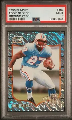 1996 Summit Ground Zero Eddie George PSA 9 Rookie (RC) #162 Oilers • $24.99