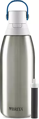 Insulated Filtered Water Bottle With Straw Reusable Stainless Steel Metal 32  • $57.88