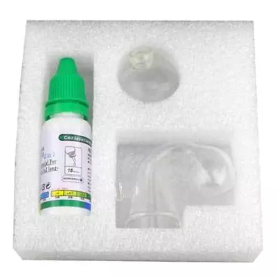 Aquarium CO2 Glass Drop Checker Fish Tank Monitor Long Term Test Kit • £7.20