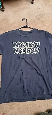 Vintage Marilyn Manson 1995 Everlasting C@cksuck#r Shirt L Official • £79.17