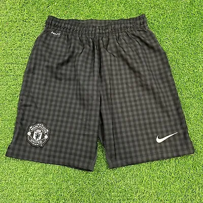 Manchester United Away Football Shorts 2012/14 Children’s 12/13yrs Nike Box 2 • $16.17