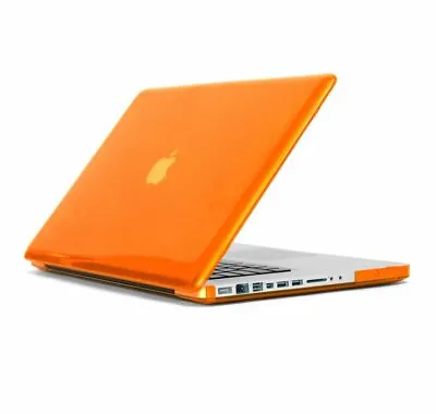 MacBook Pro 13 Hardshell Hard Shell Case Cover Transparent Clear Protect ORANGE • $9.99