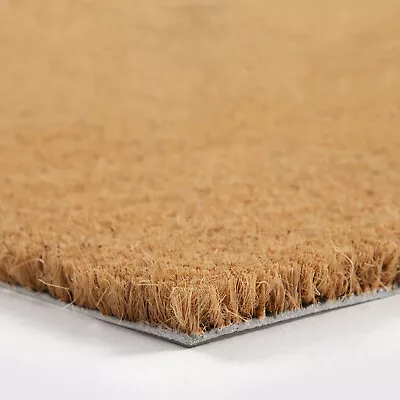 Coir Matting Cut To Size Heavy Duty Mat Natural Coconut Brown Outdoor Front Door • £52.81