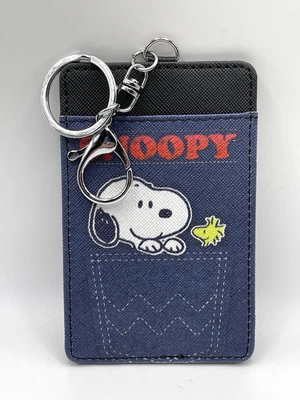 £2.80 • Buy Snoopy Woodstock Card Badge Holder Key Ring 7x11cm New￼