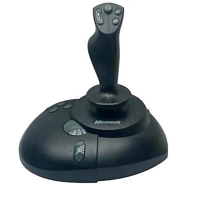 Microsoft Sidewinder Precision Pro Joystick  PC Gaming Simulator Game Controller • $12.79