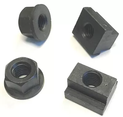 4 Piece 1/2-13 & 3/8-16 T-nut & Flanged Nut Set (3900-1248) • $3.12