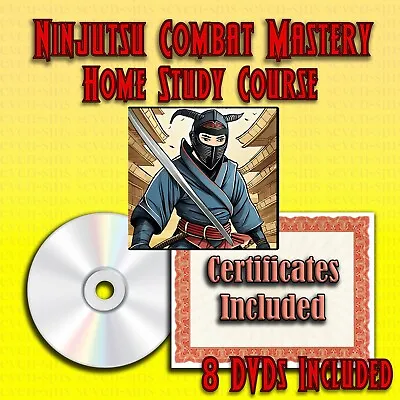 Home Study Course - Ninjutsu Combat Mastery (DVDs + Certificates) • $299.95