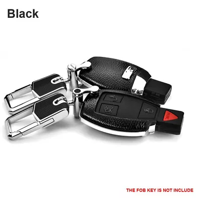 Black Smart Leather Key Cover Case Fits Mercedes Benz AMG Class C E S GL CLA • $37.29