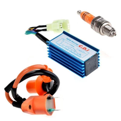 $10.50 • Buy RACING IGNITION COIL AC CDI SPARK PLUG FOR ATV DIRT BIKE CG 125cc 150cc 200cc