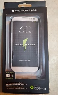 Mophie Juice Pack For Samsung Galaxy S3 Pre-owned In Retail Packaging • $12.95