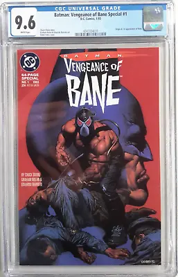 🦇batman Vengeance Of Bane #1 Cgc 9.6*(dc Comics 1993)*wht❄pgs*first Print*#4010 • £140.74