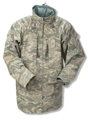 ECWCS ABU Goretex Parka Cold Weather APECS Parka Air Force Tiger Stripe • $119.99