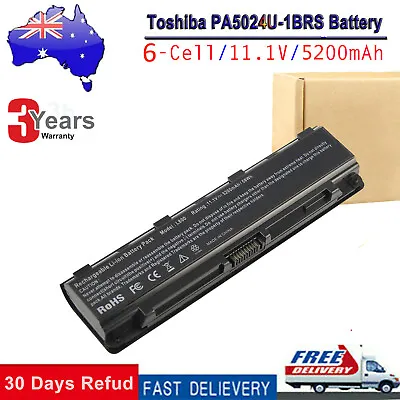 Laptop Battery For TOSHIBA P870 C805 C850 PA5024U-1BRS PA5025U-1BRS  PABAS261 • $31.99