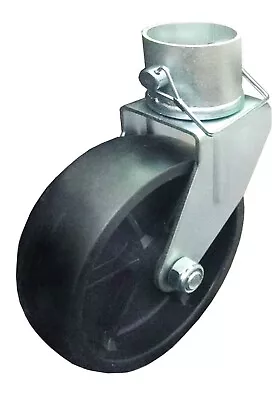 New 6  Trailer Swirl Jack Caster Wheel With Lock Pin - 26024 • $21.67