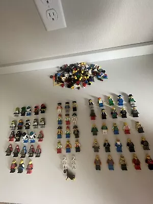 LEGO Vintage Minifigures Lot (CASTLE PIRATES SPACE ETC.) • $160