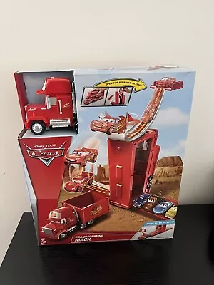 Disney Pixar Cars Transforming Mack Semi Truck Playset NEW DAMAGED PACKAGING • $75