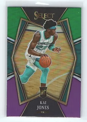 2021-22 Panini Select Kai Jones Rookie Charlotte Hornets #183 GREEN PURPLE • $1.91