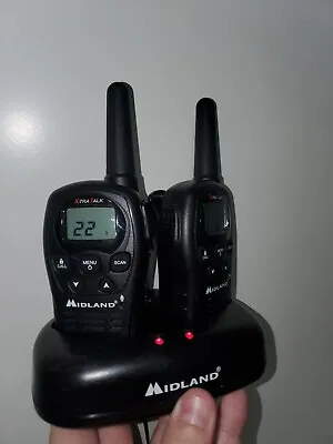 Midland LXT500PA Two Way Radio - Black • $34.99