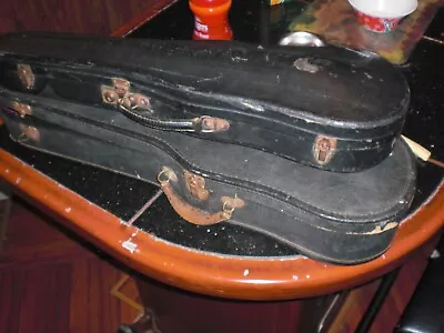 Vintage Antique Violin Cases Only  Look At Pic Sold As Is • $45