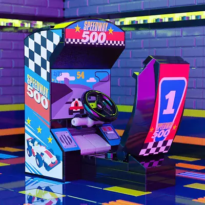 Speedway 500 - B3 Customs Arcade Racing Game • $19.99