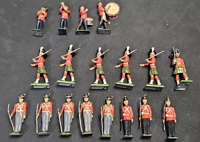 Metal Toys Soldiers Figures Mixed Lot Britains Scottish • £30