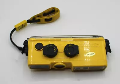 Vintage Minolta Weathermatic A Yellow Underwater Diving Camera (Not Tested) • $25.70