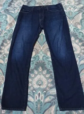 Big Star 1974 Regular Straight Leg Jeans Medium Dark Wash Men's Sz 34 • $23.99