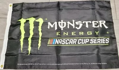 Monster Energy Drink NASCAR Cup Series  3x2 Ft Flag Banner+ Sticker • $11.50