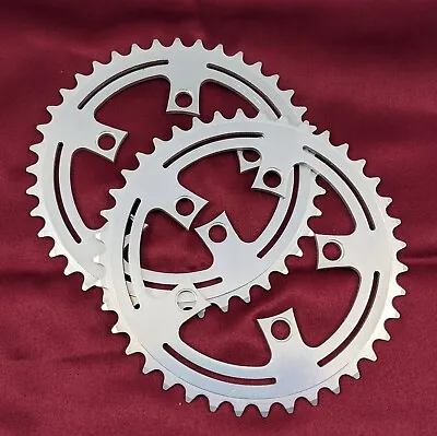 Unbranded SR Sakae Bicycle Chainring 3/32  40t Vintage 86 BCD 5-Bolt Silver NOS • $24.56