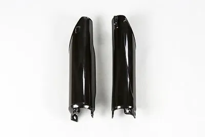 Ufo Black Front Fork Slider Guards Protectors Honda CR125/250/500 CRF250/450 • $29.95