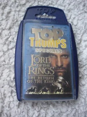 Top Trumps Card Game  ~ Lord Of The Rings The Return Of The King • £3.99
